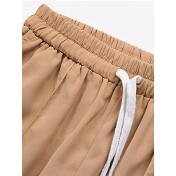 Wide Leg Drawstring Casual Pants - Picture 8 of 8